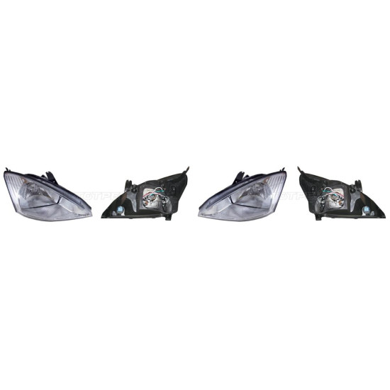 Фары Форд Фокус Ford Focus 1 (1998-2001) комплект 2 штуки левая и правая TYC высокое качество