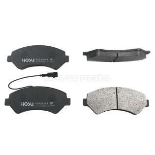 Колодки тормозные перед PEUGEOT BOXER 06-/FIAT DUCATO/CITROEN JUMPER (1 датчик износа) HOSU
