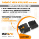 Брызговики задние комплект Daewoo Nexia N100 N150 (1996-2016) левый + правый 2 штуки KUZOVIK