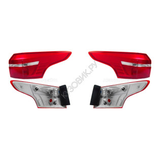 Фонари задние Форд Фокус Ford Focus 3 (2014-) комплект 2 штуки левый и правый DEPO высокое качество