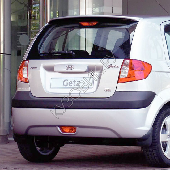 Бампер задний в цвет кузова Hyundai Getz (2005-2011) рестайлинг Бампер задний в цвет кузова Hyundai Getz (2005-2011) рестайлинг