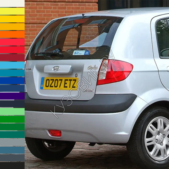 Бампер задний в цвет кузова Hyundai Getz (2005-2011) рестайлинг Бампер задний в цвет кузова Hyundai Getz (2005-2011) рестайлинг
