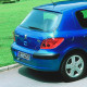 Бампер задний в цвет кузова Peugeot 307 (2001-2008) Бампер задний в цвет кузова Peugeot 307 (2001-2008)
